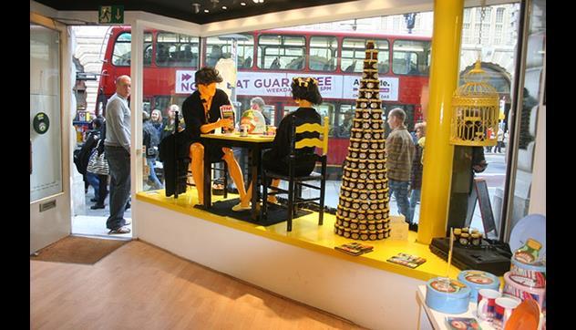 Marmite shop window